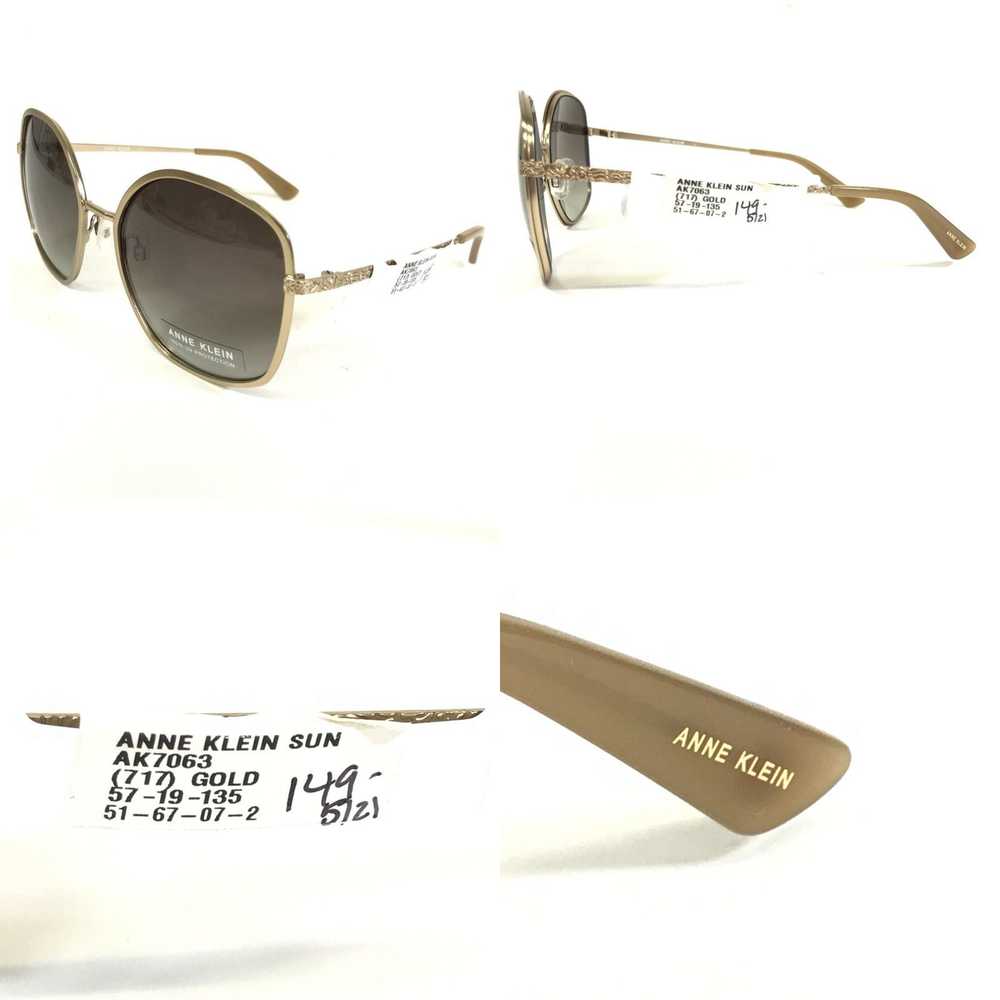 Anne Klein Anne Klein Sunglasses AK7063 717 Gold … - image 4