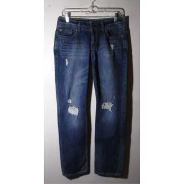 Express Women's EXPRESS Blue "Boyfriend" Denim Je… - image 1