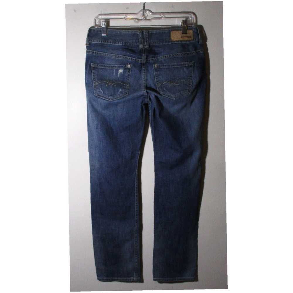 Express Women's EXPRESS Blue "Boyfriend" Denim Je… - image 3