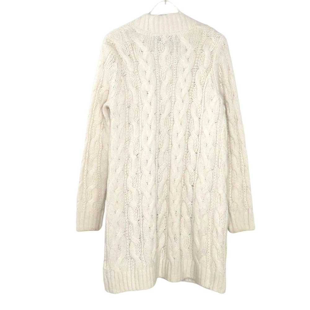 Gap GAP Cream Cable Knit Cardigan Sweater XS Cozy… - image 2