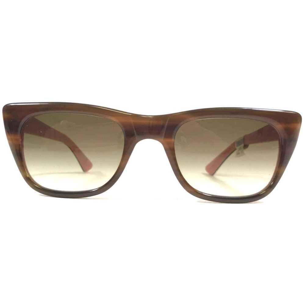 Frame Norman Childs Sunglasses WALNUT Brown Pink … - image 1