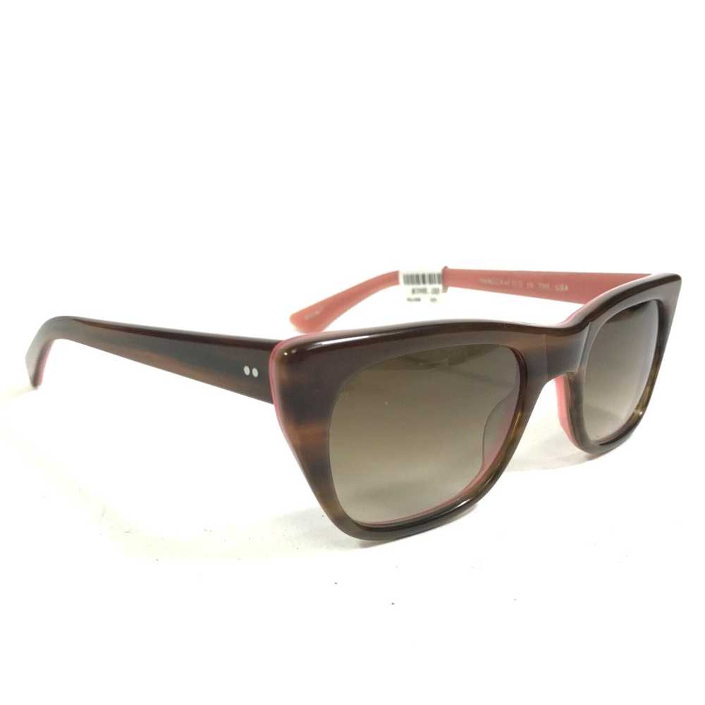 Frame Norman Childs Sunglasses WALNUT Brown Pink … - image 2