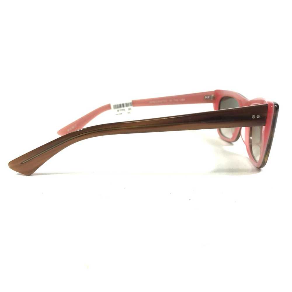 Frame Norman Childs Sunglasses WALNUT Brown Pink … - image 3