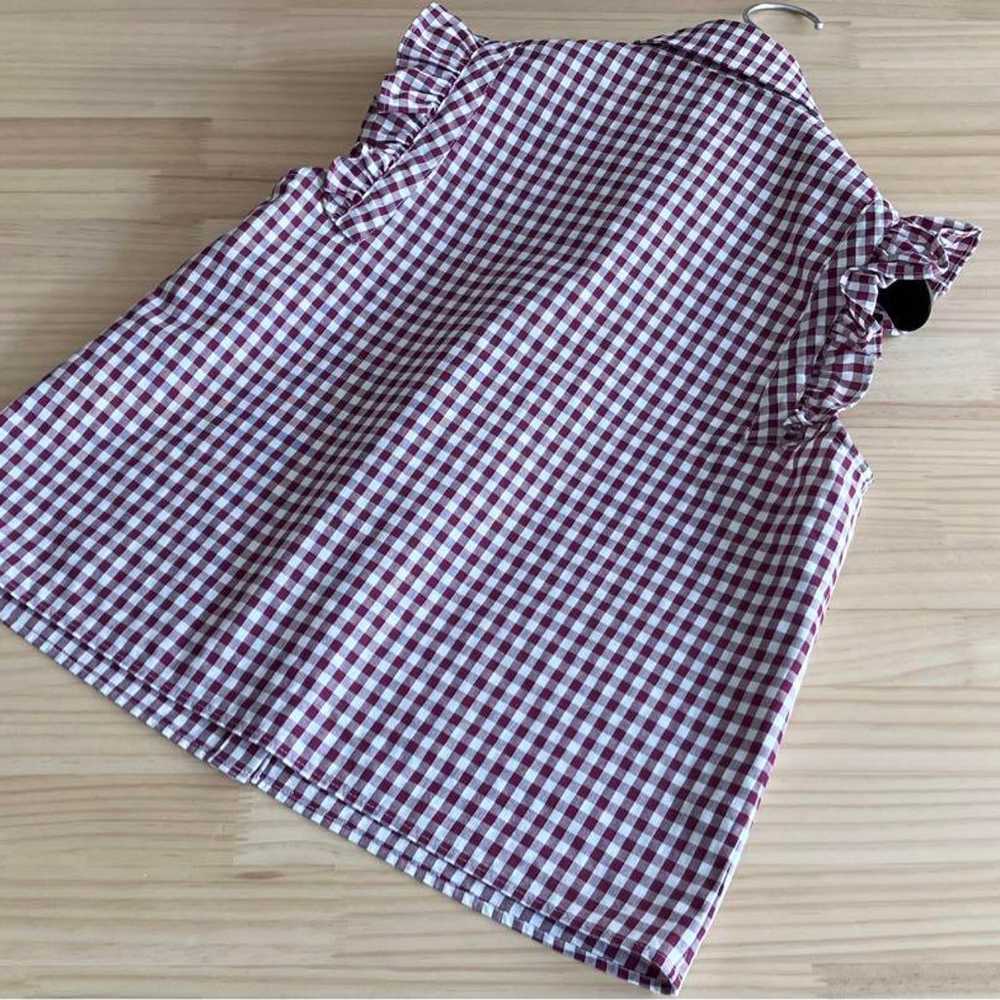 Excellent condition Agnes B. To be gingham blouse… - image 11