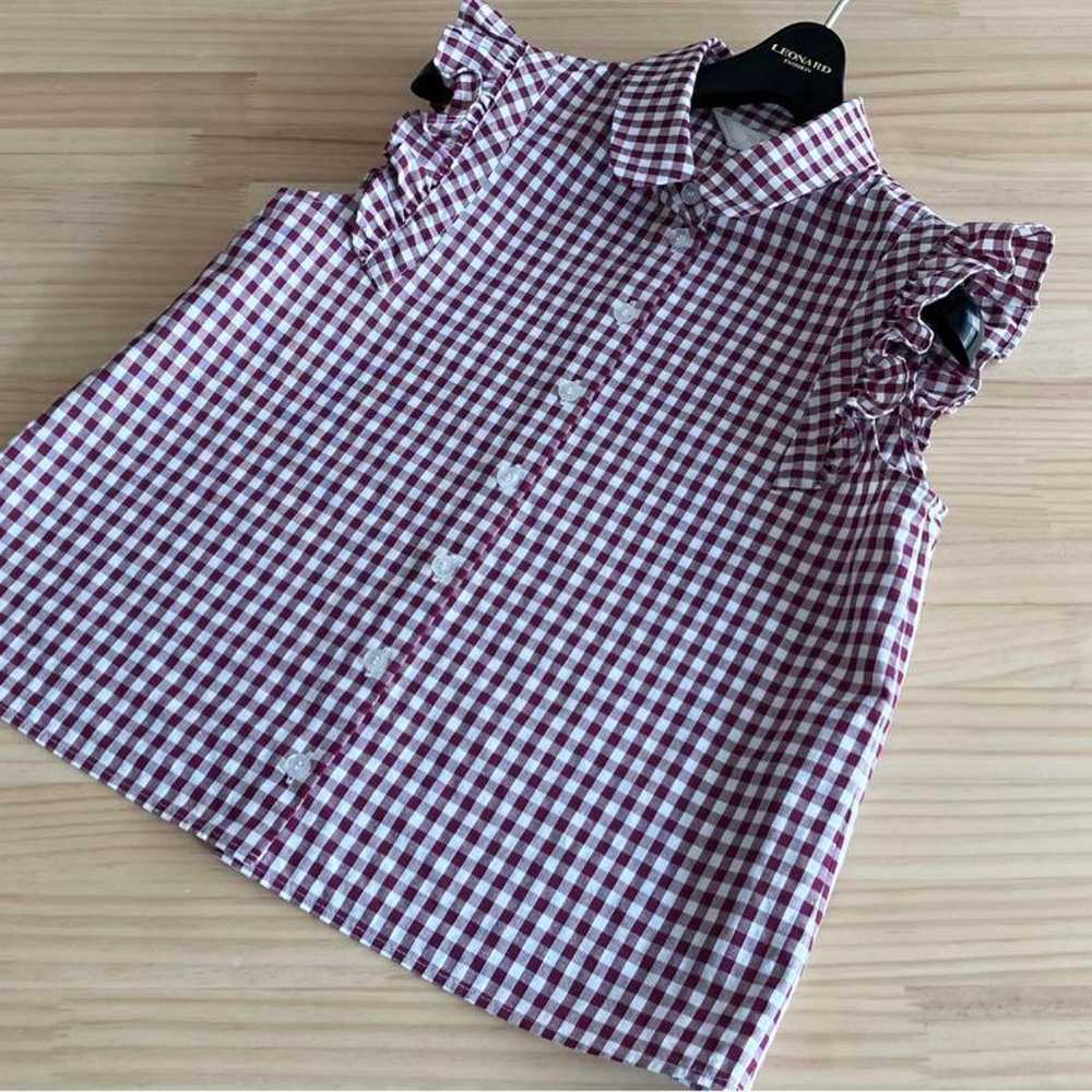 Excellent condition Agnes B. To be gingham blouse… - image 3