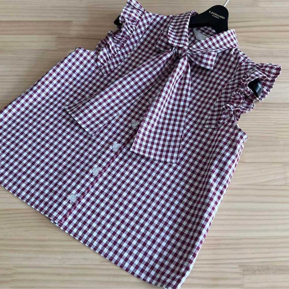 Excellent condition Agnes B. To be gingham blouse… - image 4