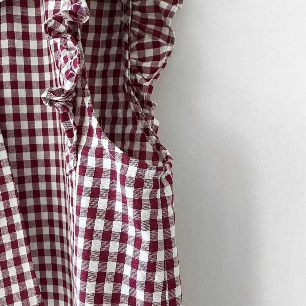 Excellent condition Agnes B. To be gingham blouse… - image 6