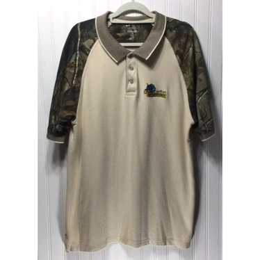 Vintage CABELAS Mens Size Large Beige Camouflage … - image 1