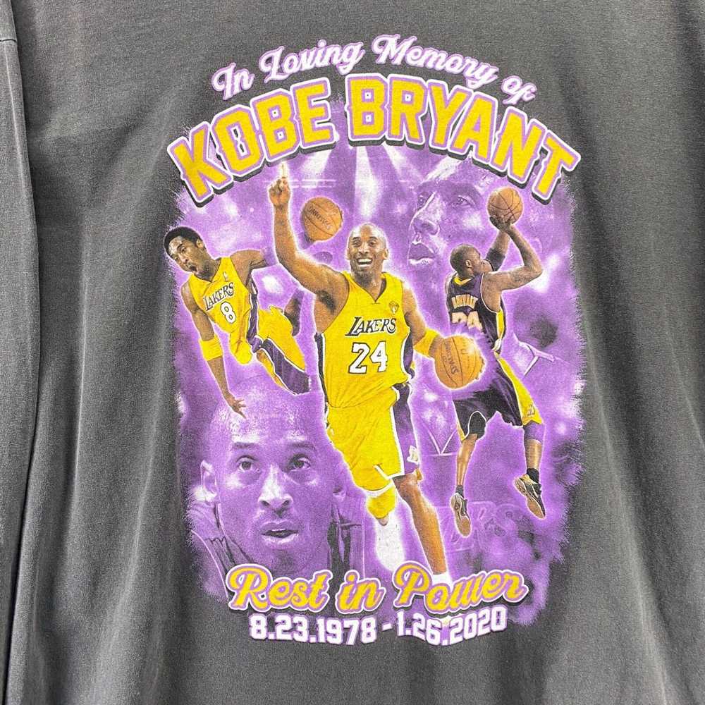 Comfort Colors Kobe Bryant Commemorative Shirt Me… - image 2