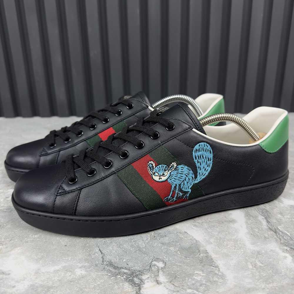 Gucci Gucci Ace Sneakers Web Freya Hartas Leather - image 10