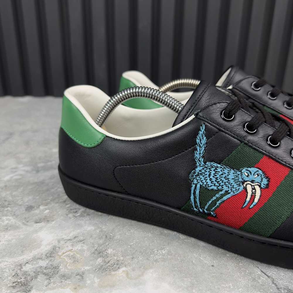 Gucci Gucci Ace Sneakers Web Freya Hartas Leather - image 7