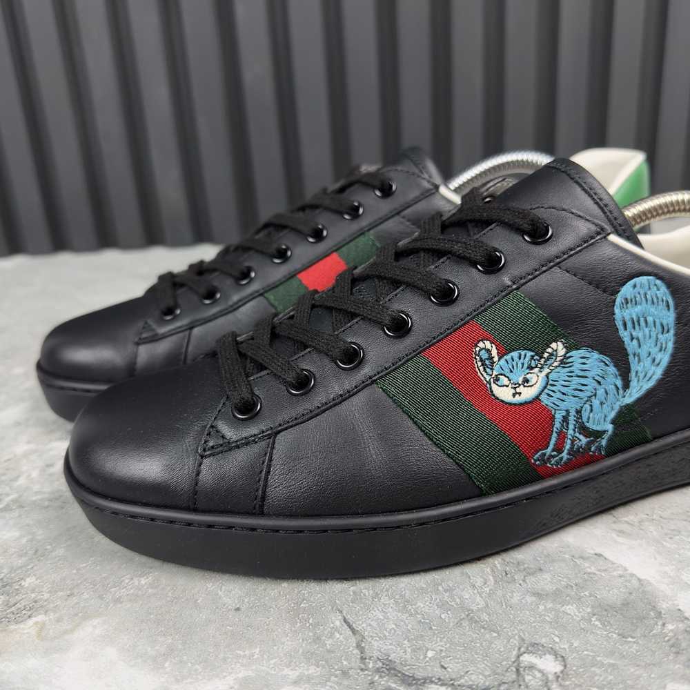 Gucci Gucci Ace Sneakers Web Freya Hartas Leather - image 9