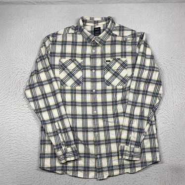 Rvca RVCA Flannel Shirt Mens XL Multicolor Plaid … - image 1