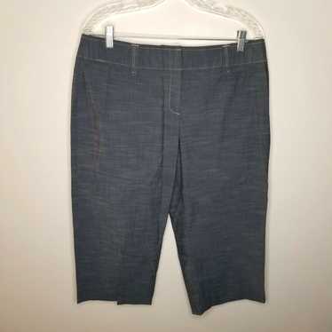 Apt. 9 Apt. 9 NWT Womens Black Gray Chino Capris … - image 1