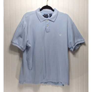 Chaps CHAPS Mens Custom Fit Polo Shirt Light Blue… - image 1