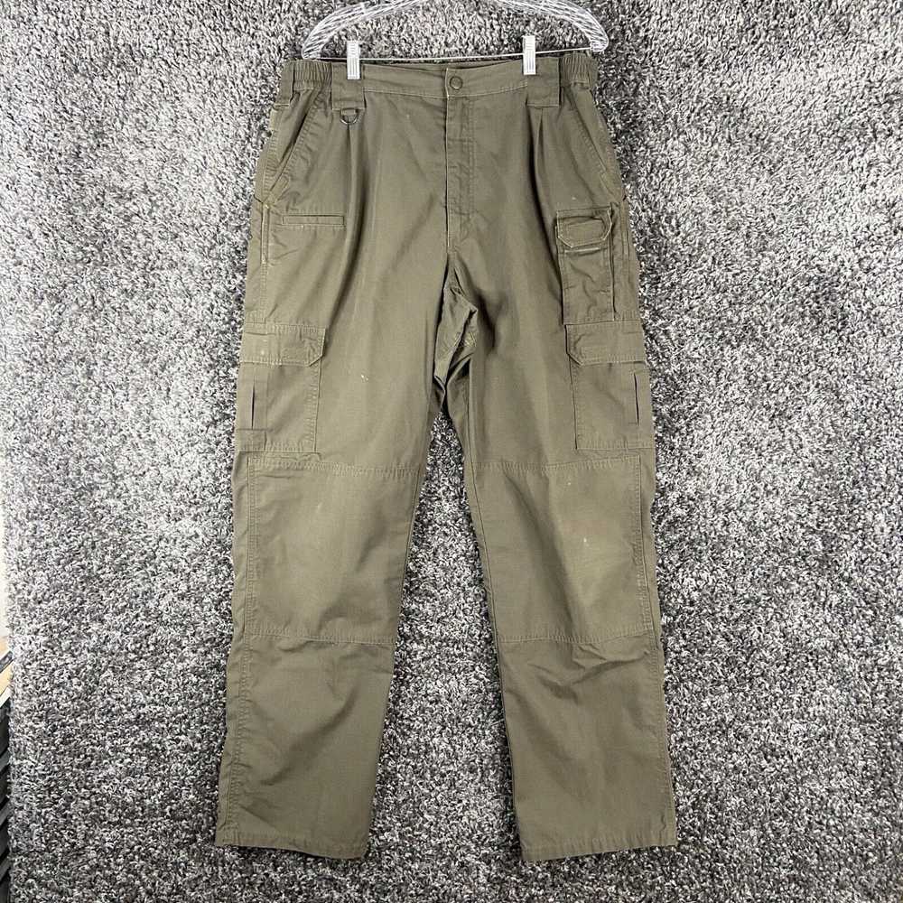 Vintage 5.11 Tactical Series Cargo Green Pants Me… - image 1