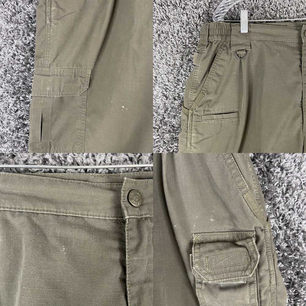 Vintage 5.11 Tactical Series Cargo Green Pants Me… - image 4