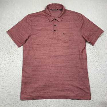 Vintage Travis Mathew Polo Shirt Mens Large Red S… - image 1