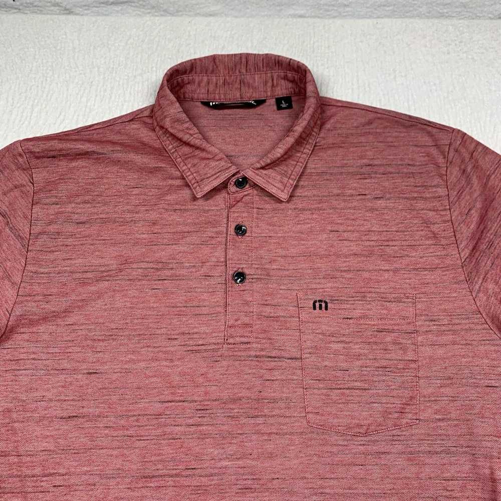 Vintage Travis Mathew Polo Shirt Mens Large Red S… - image 2