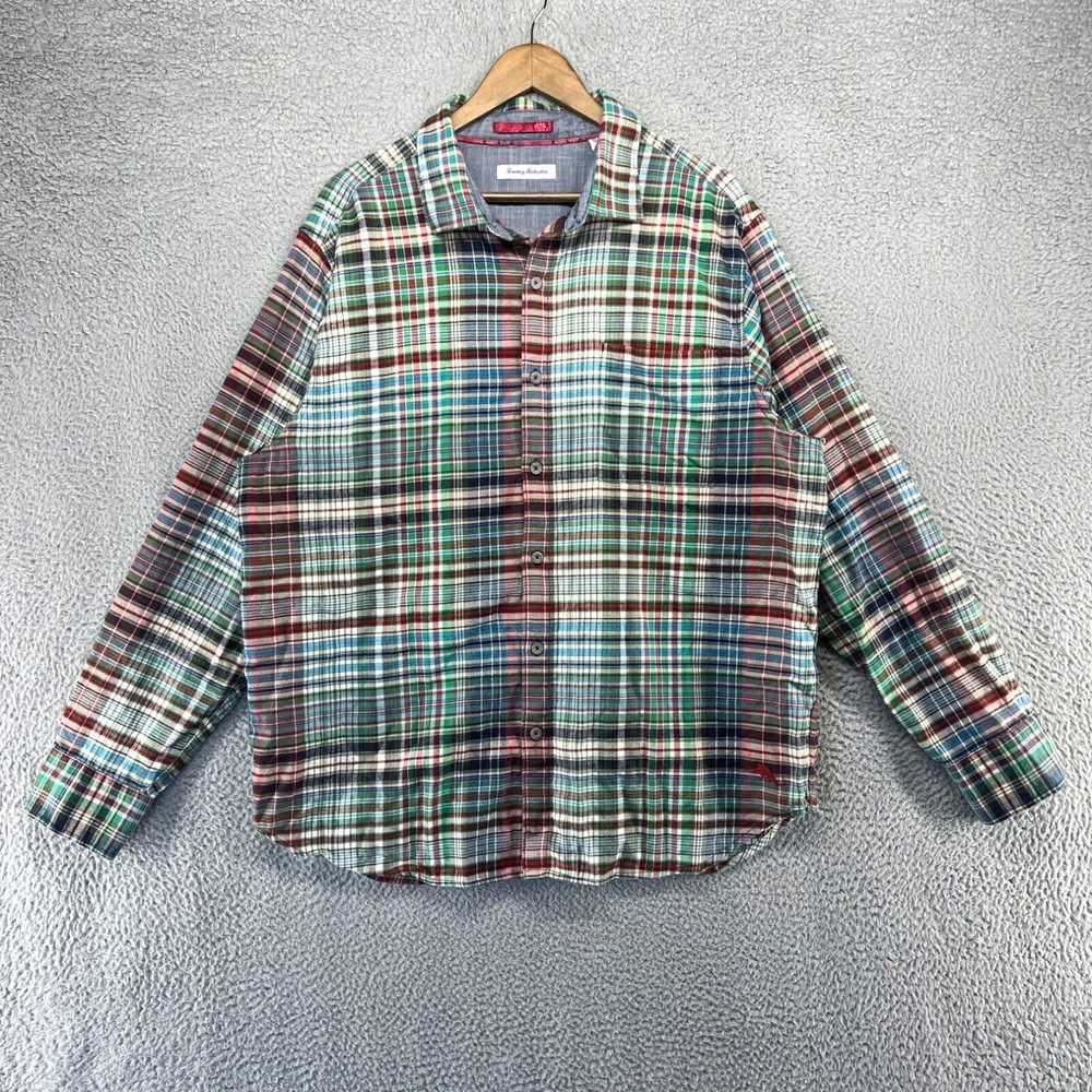 Tommy Bahama Tommy Bahama Flannel Shirt Men's Ext… - image 1