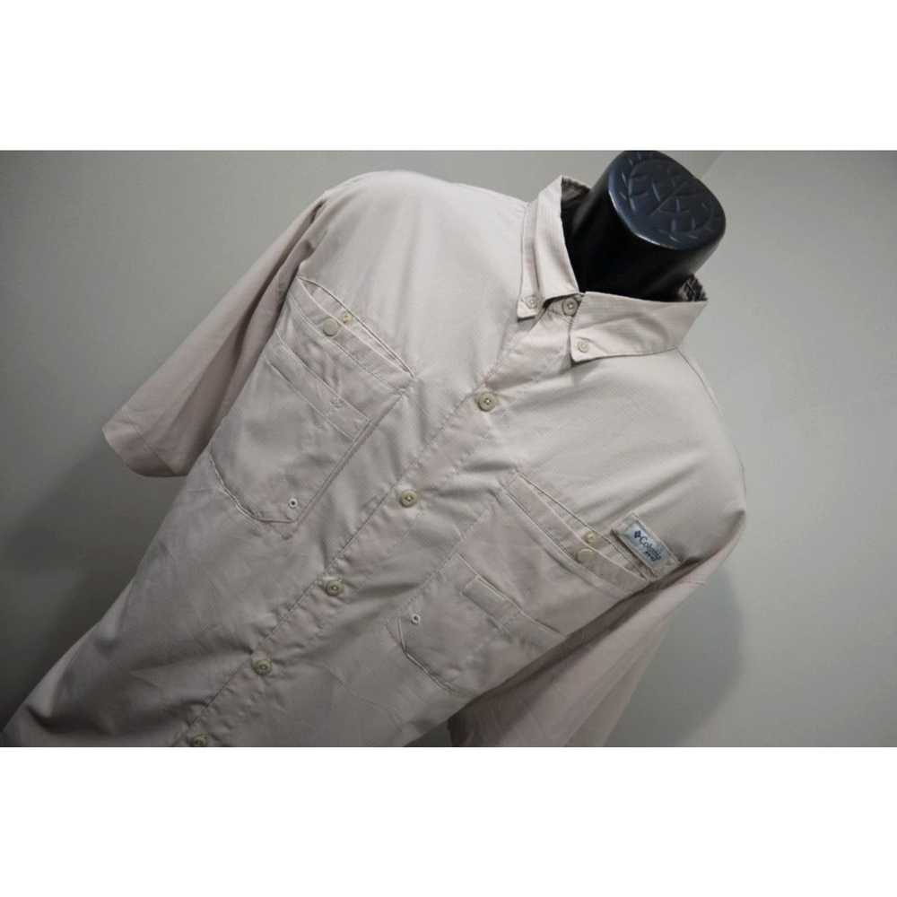 Vintage Columbia Vented Fishing Shirt PFG Beige O… - image 3