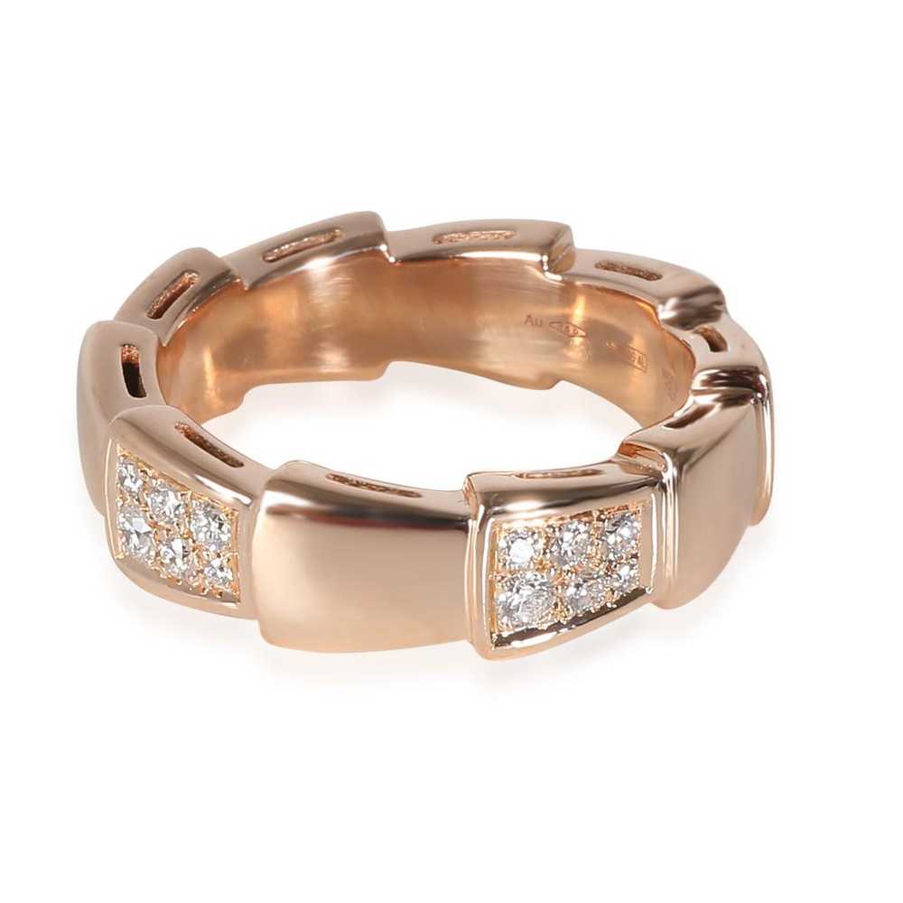 Bvlgari Serpenti pink gold ring - image 2