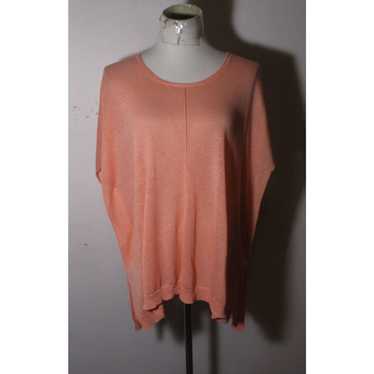 Vintage Women's J. JILL Orange Sleeveless Tunic L… - image 1