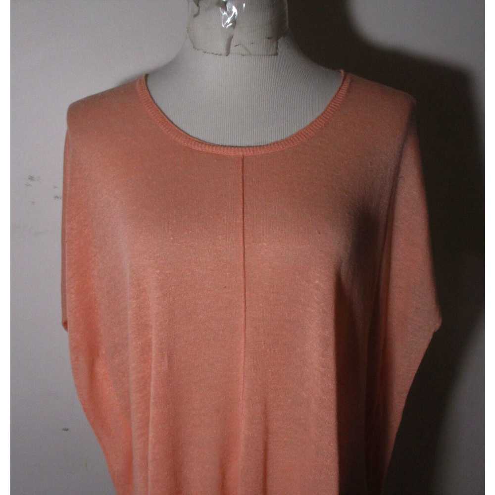 Vintage Women's J. JILL Orange Sleeveless Tunic L… - image 2