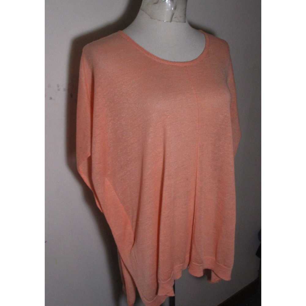 Vintage Women's J. JILL Orange Sleeveless Tunic L… - image 3