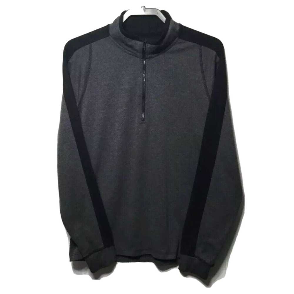 Hawke & Co. HAWKE & Co Gray Black 1/4 Zip Pullove… - image 2