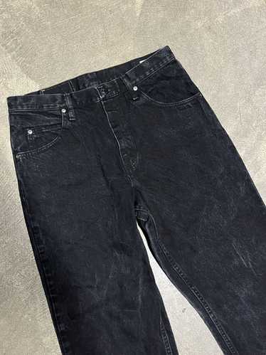 Wrangler Black Acid Wash Wrangler Jeans