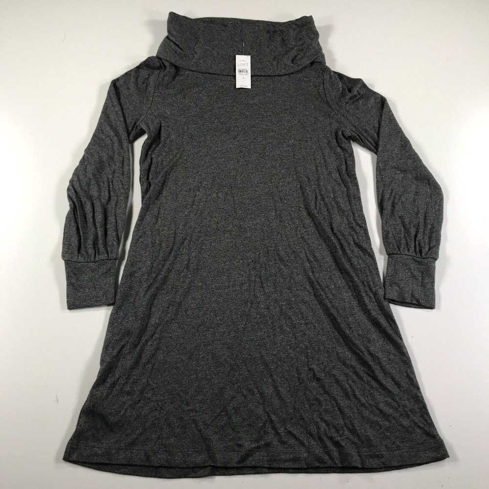 Ann Taylor NEW LOFT Shirt Womens Small Heather Gr… - image 1