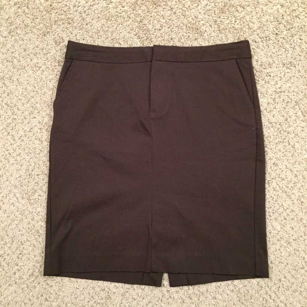 Gap Gap Pencil Skirt Size 8 Brown Unlined - image 1