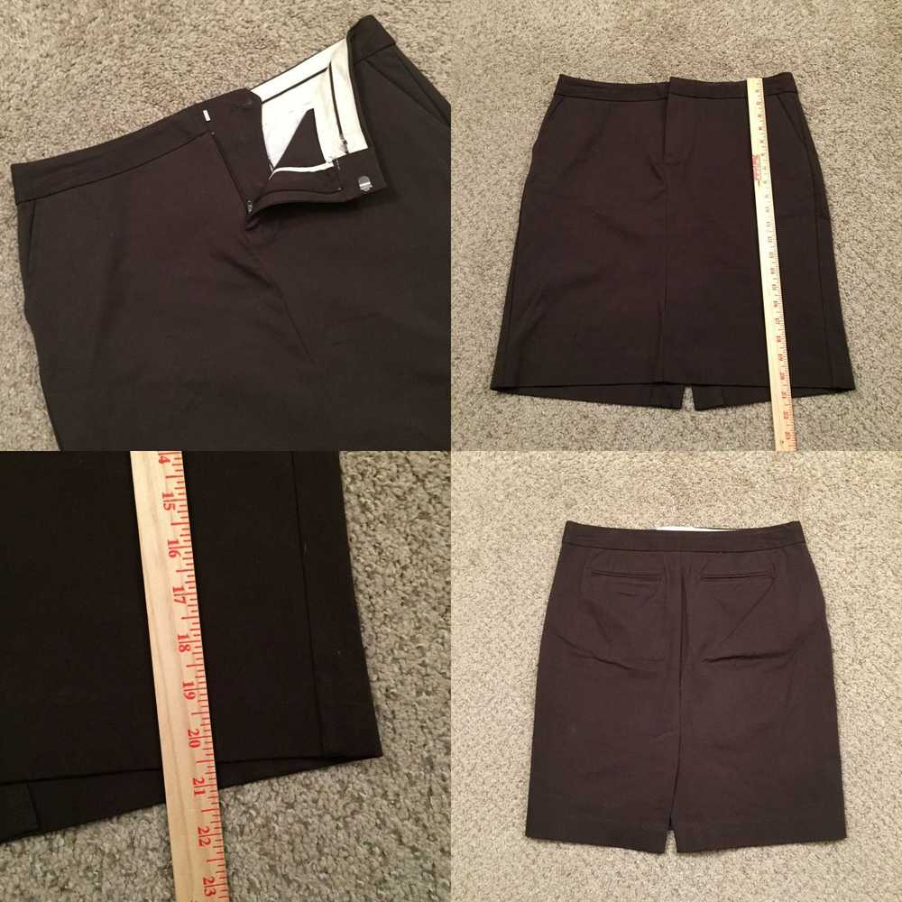 Gap Gap Pencil Skirt Size 8 Brown Unlined - image 4