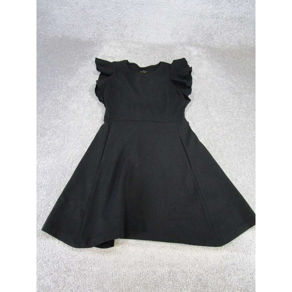 Vintage Kate Spade A-Line Dress Womens Xs Black R… - image 1