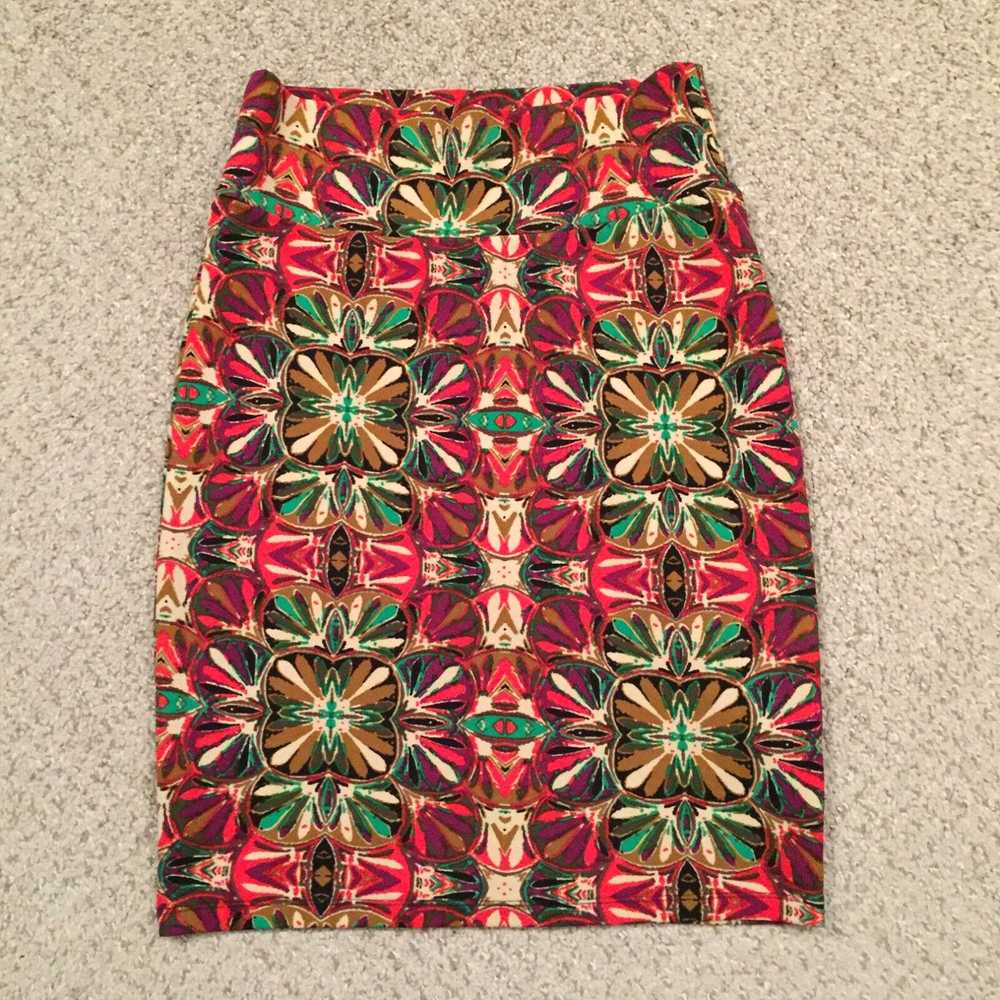 Vintage LuLaRoe Cassie Skirt Small Knee Length Un… - image 1