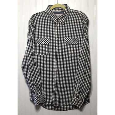 Zara ZARA MAN Mens XL Check Cotton Casual Shirt B… - image 1