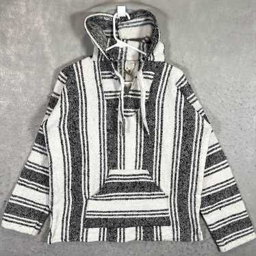 Vintage A1 Vintage 90s Vel - Mex Drug Rug Baja Ho… - image 1