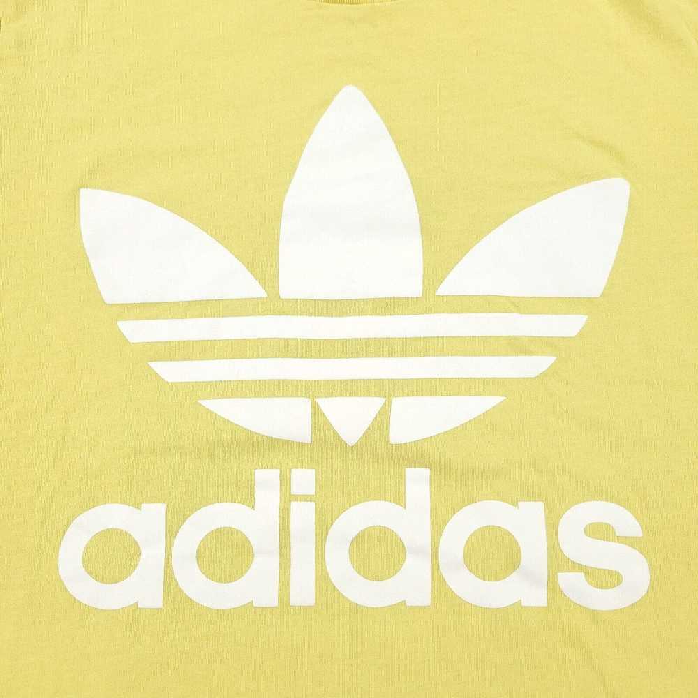 Adidas Adidas Shirt Women Medium Yellow Trefoil L… - image 2