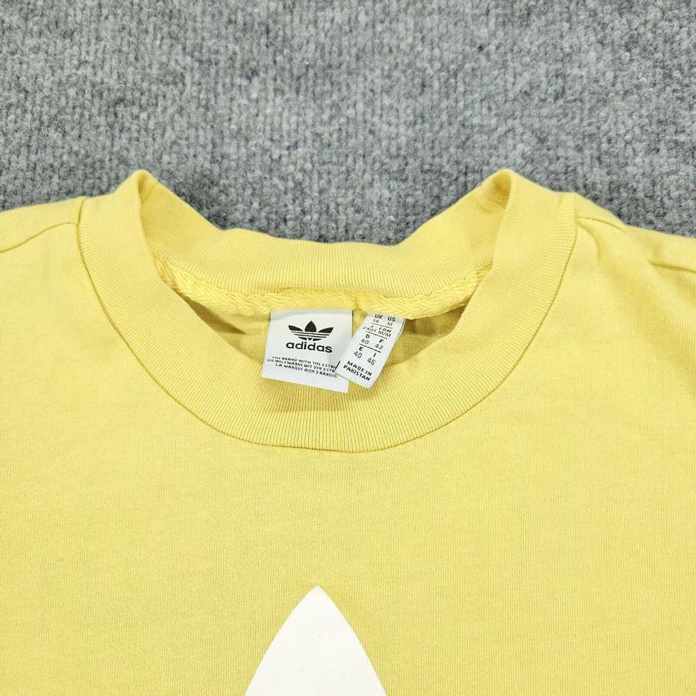 Adidas Adidas Shirt Women Medium Yellow Trefoil L… - image 3