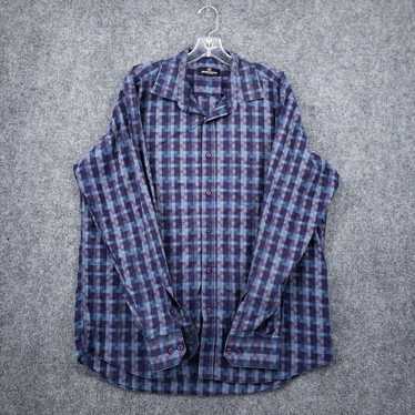 Bugatchi Bugatchi Uomo Shirt Men XL Extra Large Bl