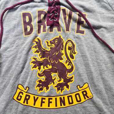 Vintage Harry Potter Brave Gryffindor Lace-Up Shi… - image 1