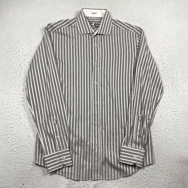 Bugatchi Bugatchi Shirt Shaped Fit Mens Medium Bl… - image 1