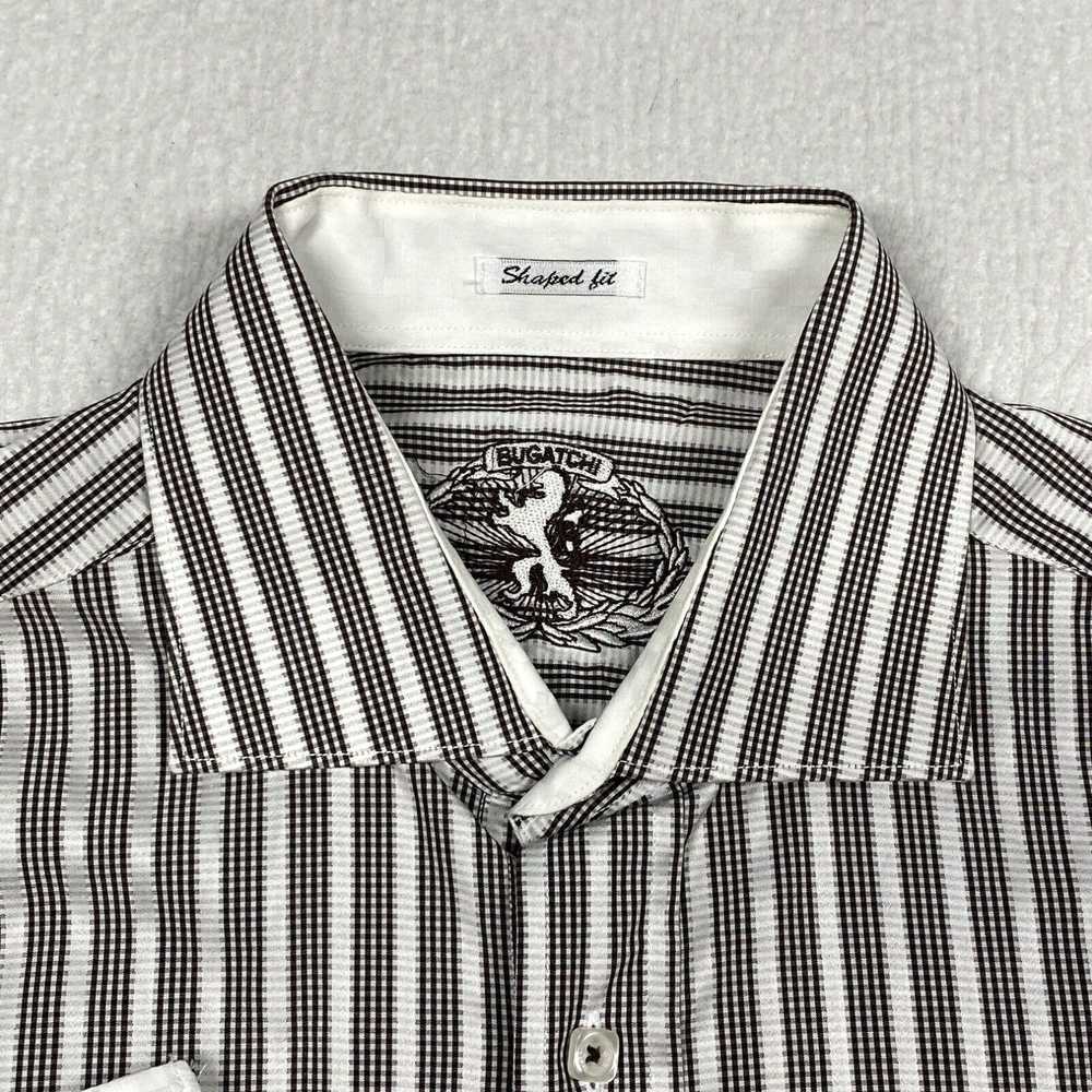 Bugatchi Bugatchi Shirt Shaped Fit Mens Medium Bl… - image 3