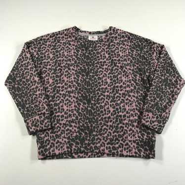 Sundry Sundry Sweater Womens 1 Purple Gray Leopar… - image 1