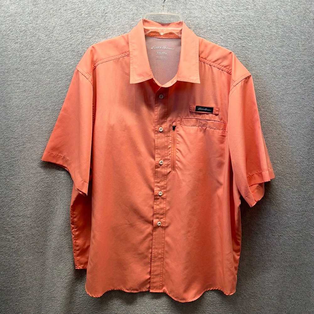 Eddie Bauer Eddie Bauer Shirt Adult 2XL XXL Orang… - image 1