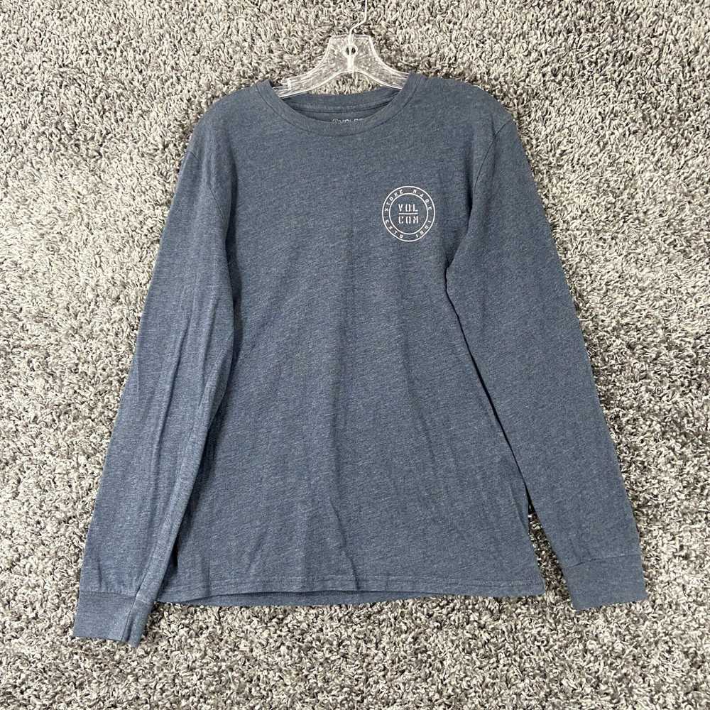 Volcom Volcom Men’s Size M Blue Long Sleeves Grap… - image 1