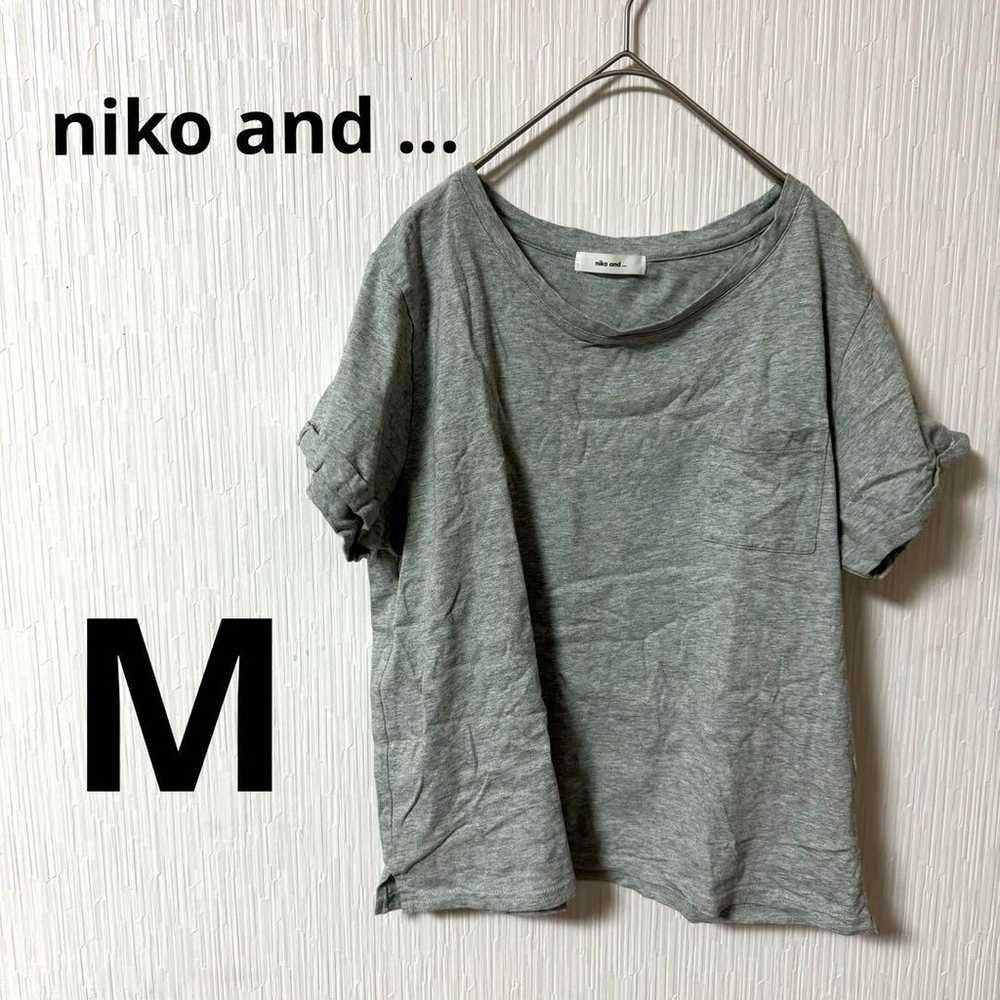 niko and ... Ladies T-shirt Gray M size - image 1