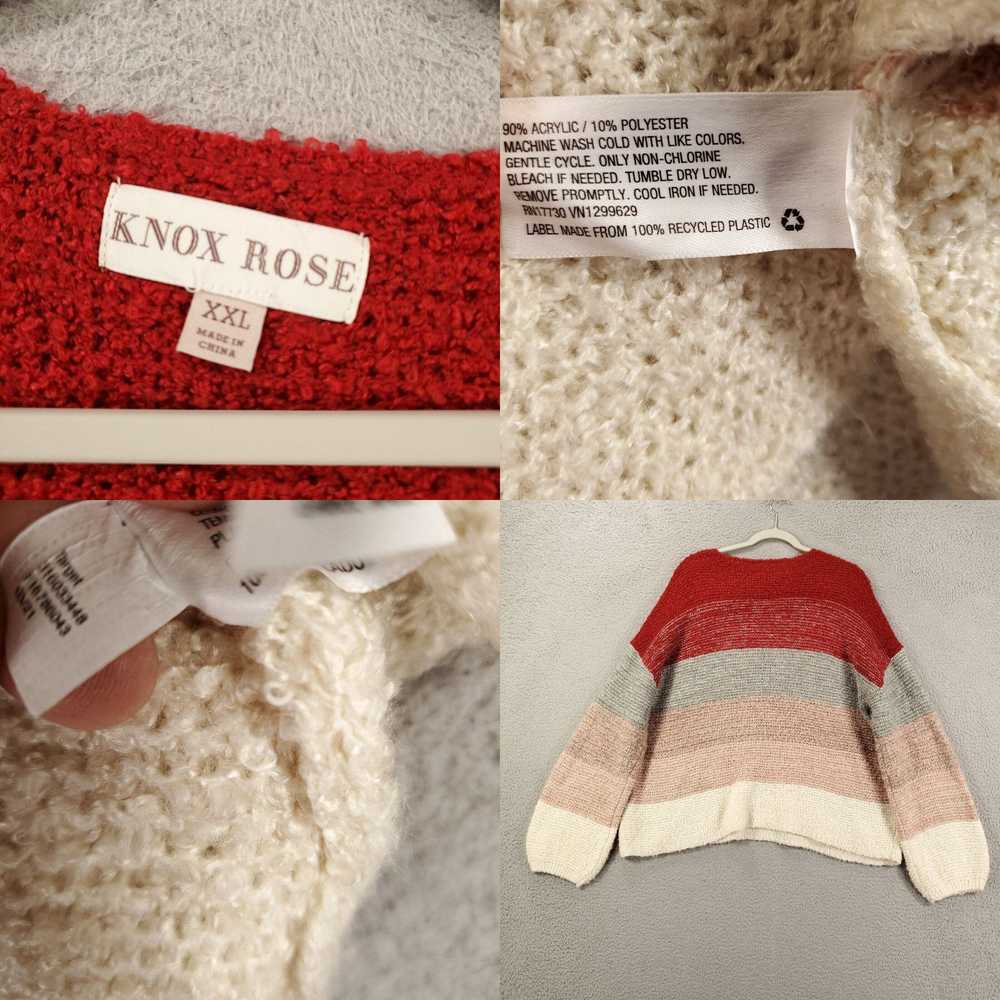 Vintage Knox Rose Sweater Womens XXL Balloon Slee… - image 4