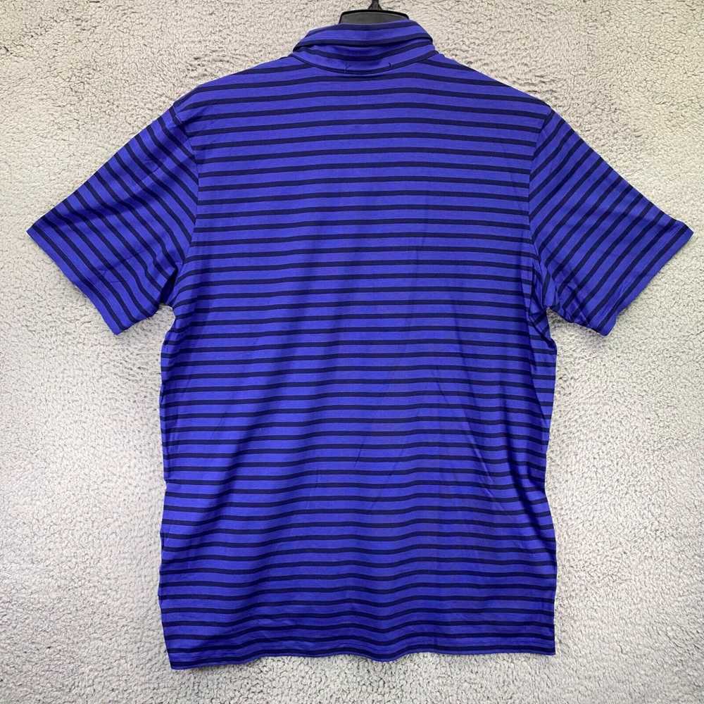 Vintage Greyson Polo Shirt Mens XL Blue Striped S… - image 3